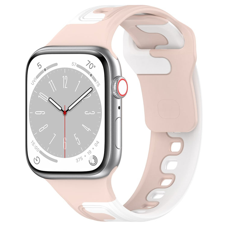 Vildt Holdbart Silikone Universal Rem passer til Apple Smartwatch - Pink#serie_3