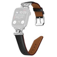 Apple Smartwatch Konstläder Och Strass Universell Armband