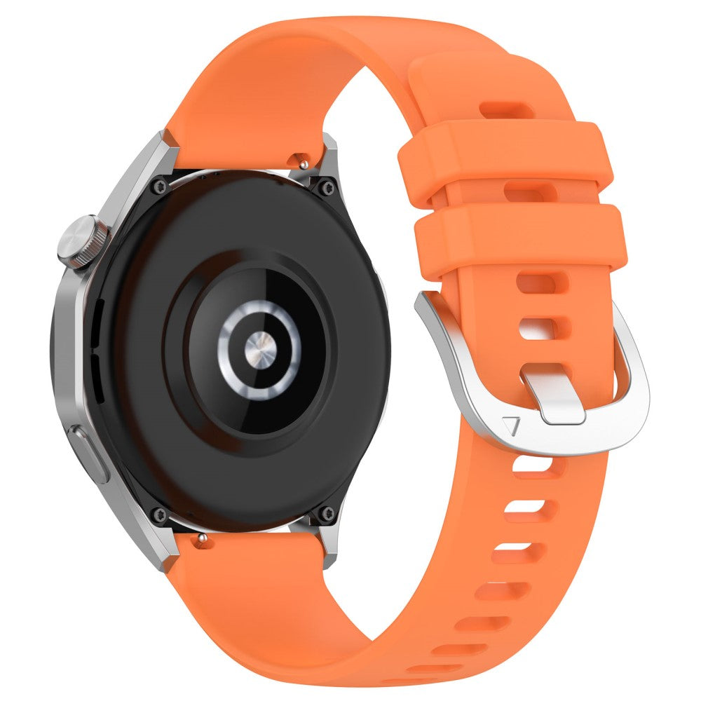 Helt Vildt Slidstærk Silikone Universal Rem passer til Smartwatch - Orange#serie_3
