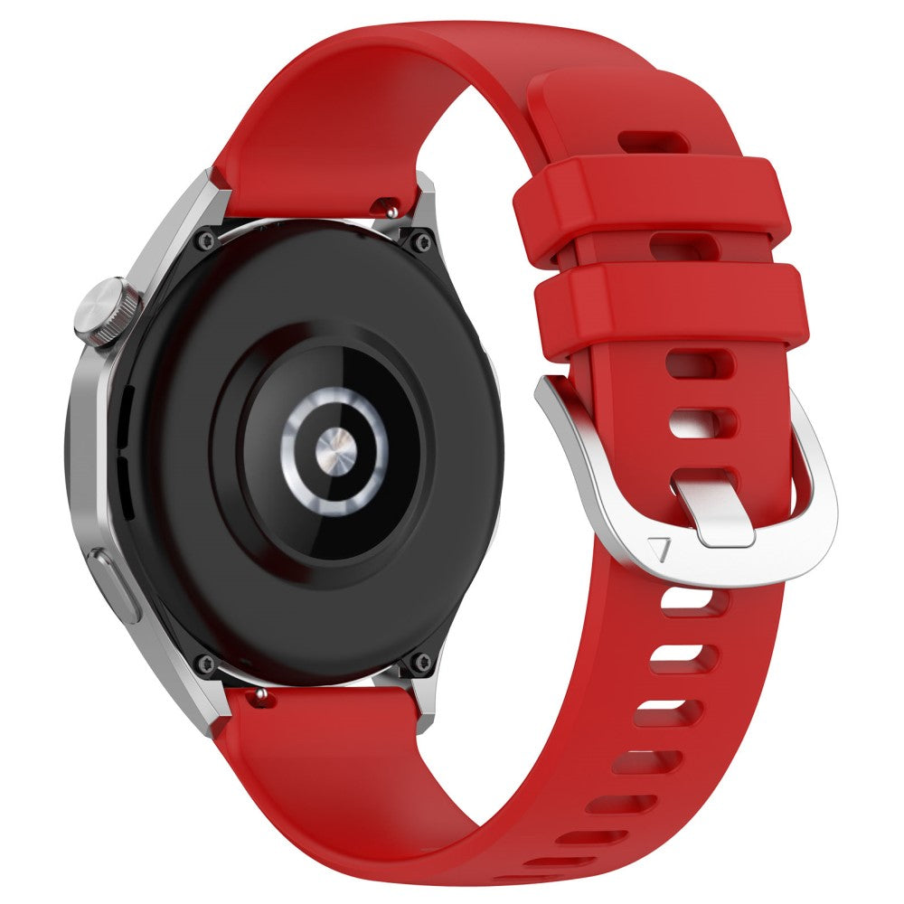 Helt Vildt Slidstærk Silikone Universal Rem passer til Smartwatch - Rød#serie_4