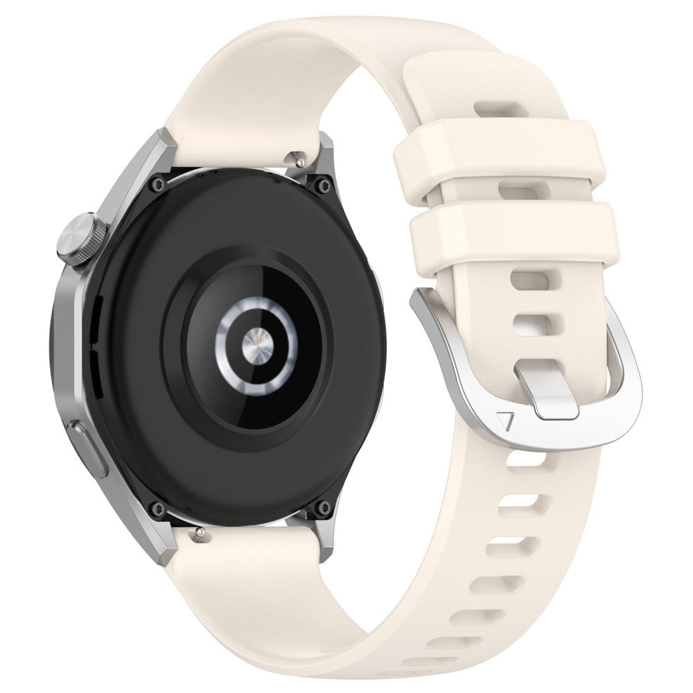 Helt Vildt Slidstærk Silikone Universal Rem passer til Smartwatch - Hvid#serie_5