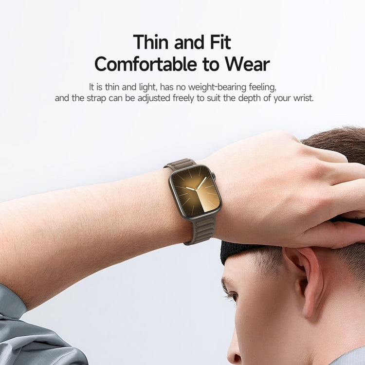 Vildt Flot Nylon Universal Rem passer til Apple Smartwatch - Brun#serie_2