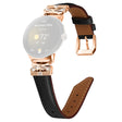 Bekvämt Google Pixel Watch Äkta Läder Och Strass Armband