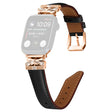 Apple Smartwatch Konstläder Och Strass Universell Armband