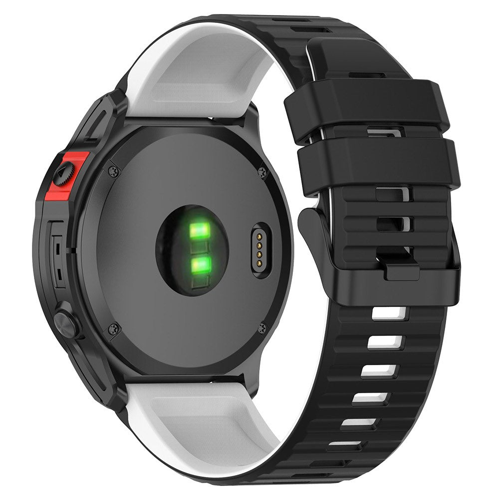 Mega Pænt Silikone Universal Rem passer til Smartwatch - Sort#serie_1