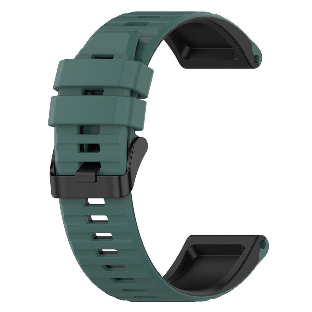 Super Nydelig Silikone Universal Rem passer til Smartwatch - Grøn#serie_3