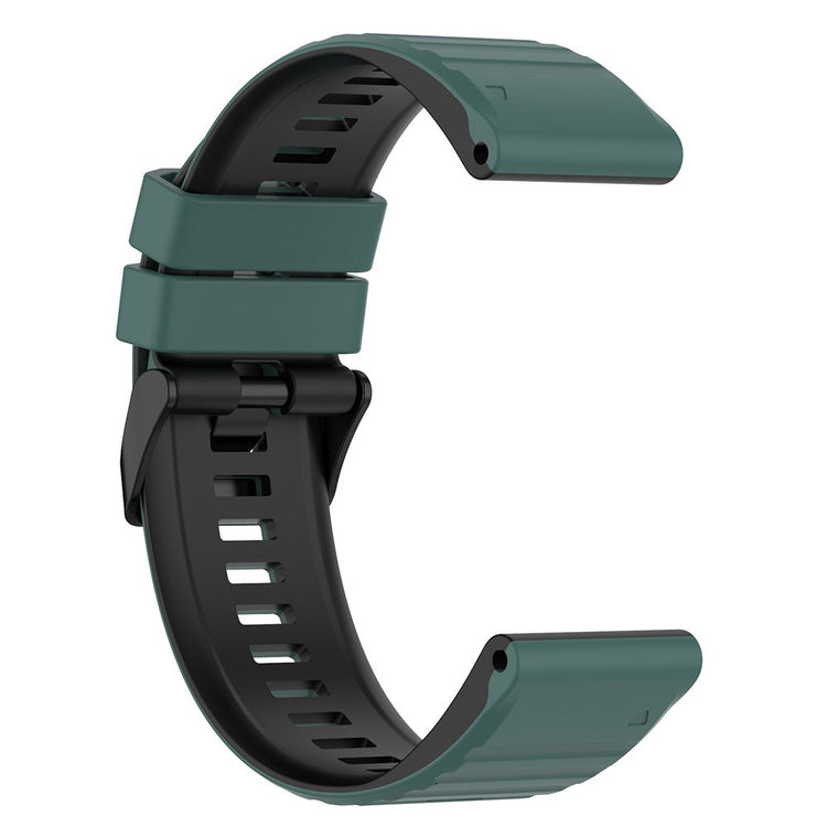 Super Nydelig Silikone Universal Rem passer til Smartwatch - Grøn#serie_3