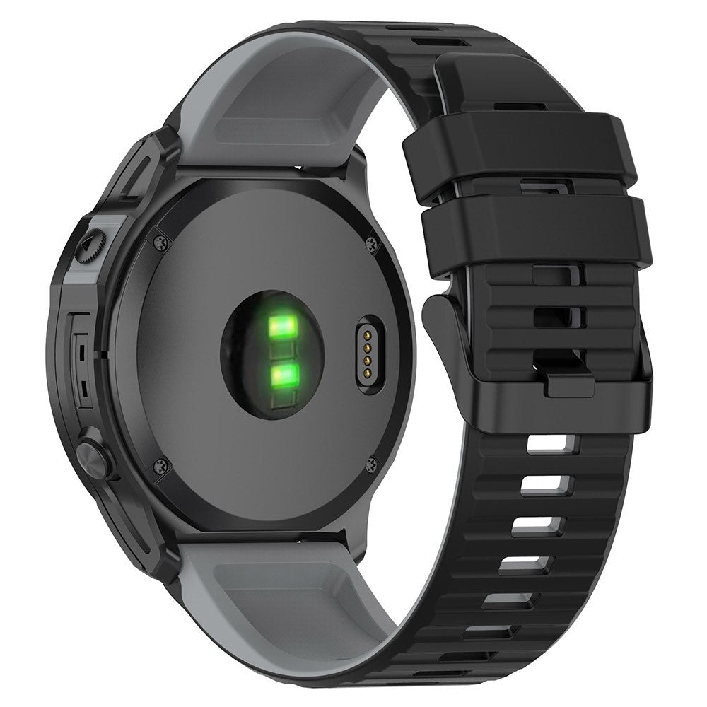 Super Nydelig Silikone Universal Rem passer til Smartwatch - Sølv#serie_5