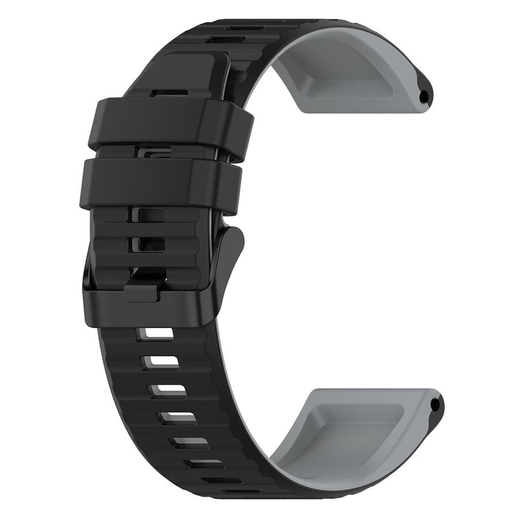 Super Nydelig Silikone Universal Rem passer til Smartwatch - Sølv#serie_5