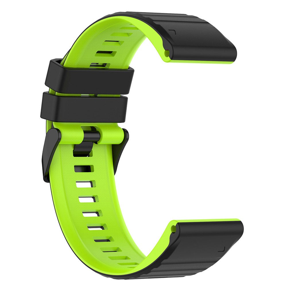 Super Nydelig Silikone Universal Rem passer til Smartwatch - Grøn#serie_7
