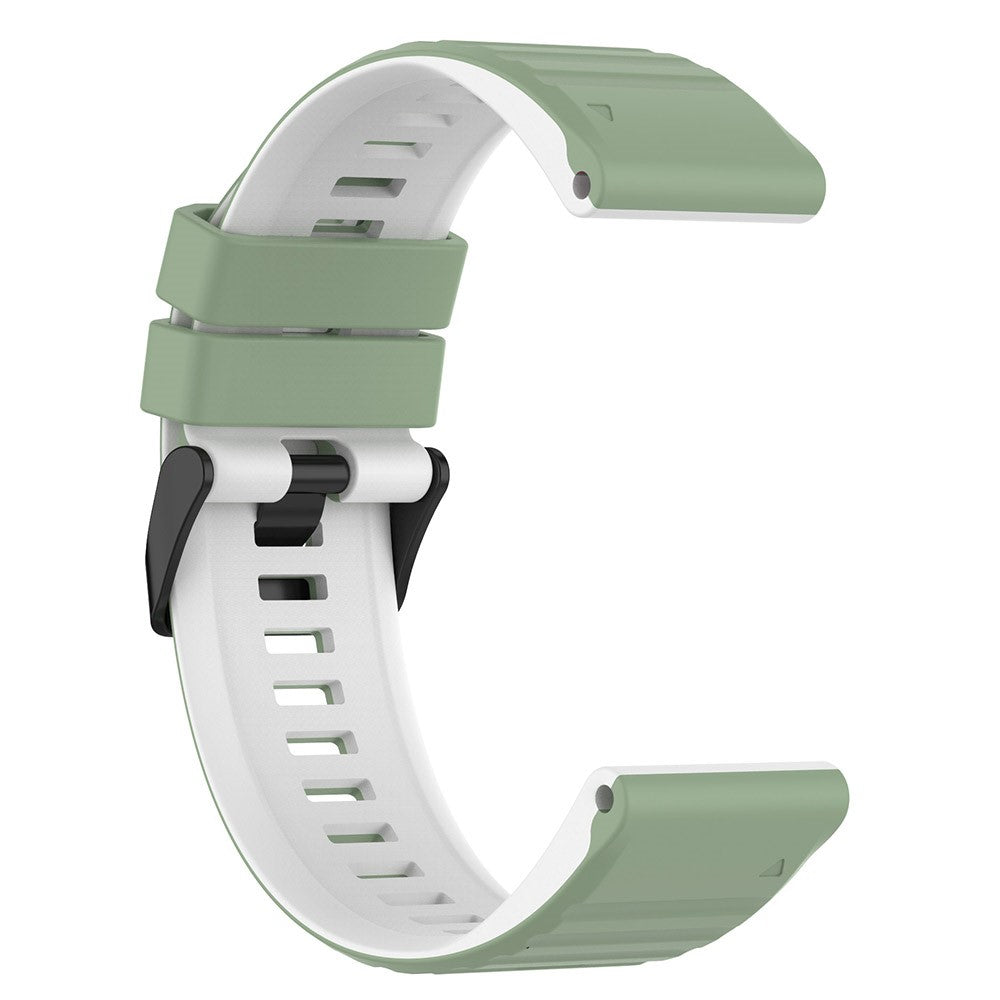 Super Nydelig Silikone Universal Rem passer til Smartwatch - Grøn#serie_9