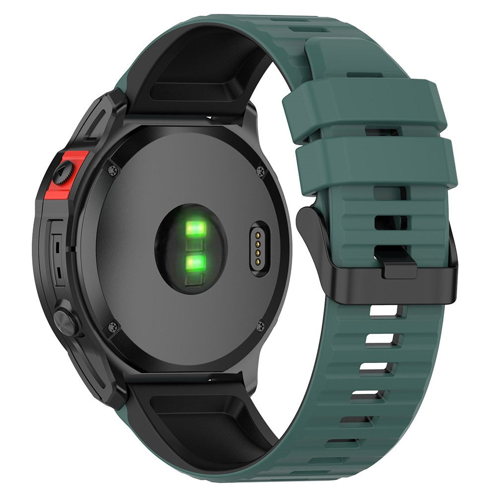 Solid Silikone Universal Rem passer til Garmin Smartwatch - Grøn#serie_3