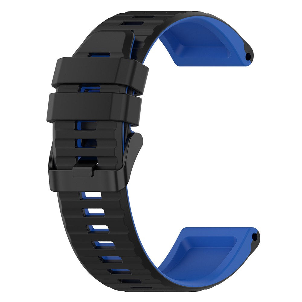 Solid Silikone Universal Rem passer til Garmin Smartwatch - Blå#serie_6