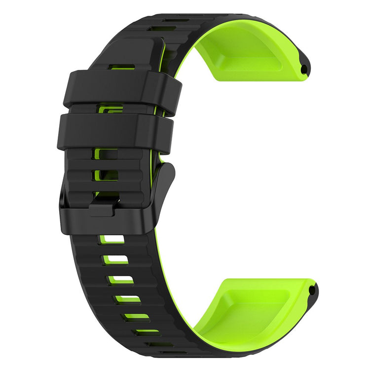 Solid Silikone Universal Rem passer til Garmin Smartwatch - Grøn#serie_7