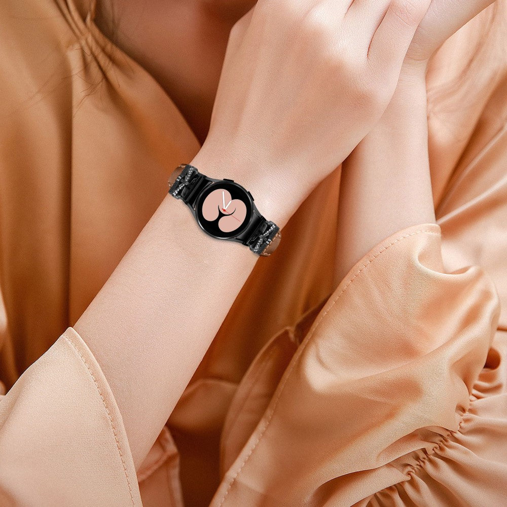 Rigtigt Pænt Kunstlæder Universal Rem passer til Samsung Smartwatch - Brun#serie_1