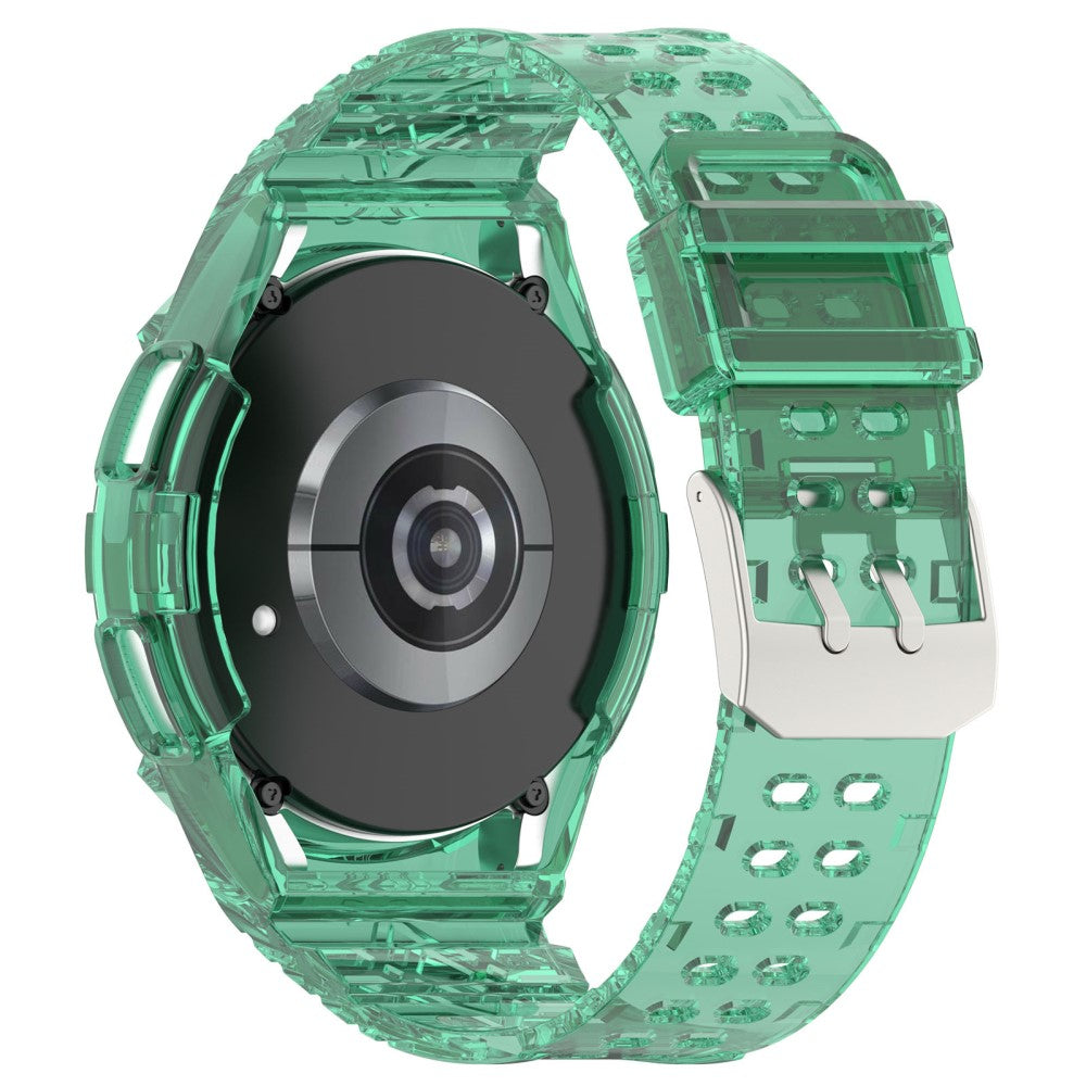 Fed Silikone Rem passer til Samsung Galaxy Watch 6 Classic (43mm) - Grøn#serie_1