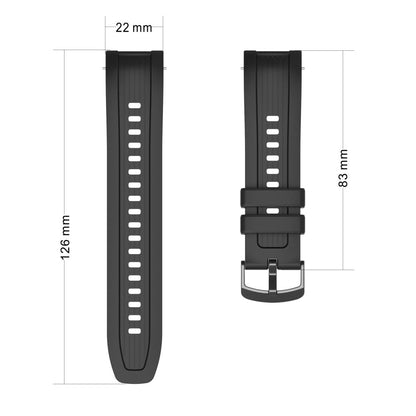 Huami Amazfit Balance (A2286) Silicone Strap Wrist Watch Band with Watch Frame Cover - Grey#serie_6