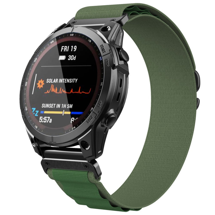 Vildt Rart Nylon Universal Rem passer til Smartwatch - Grøn#serie_4