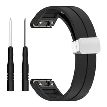 Super Godt Silikone Universal Rem passer til Smartwatch - Sort#serie_1