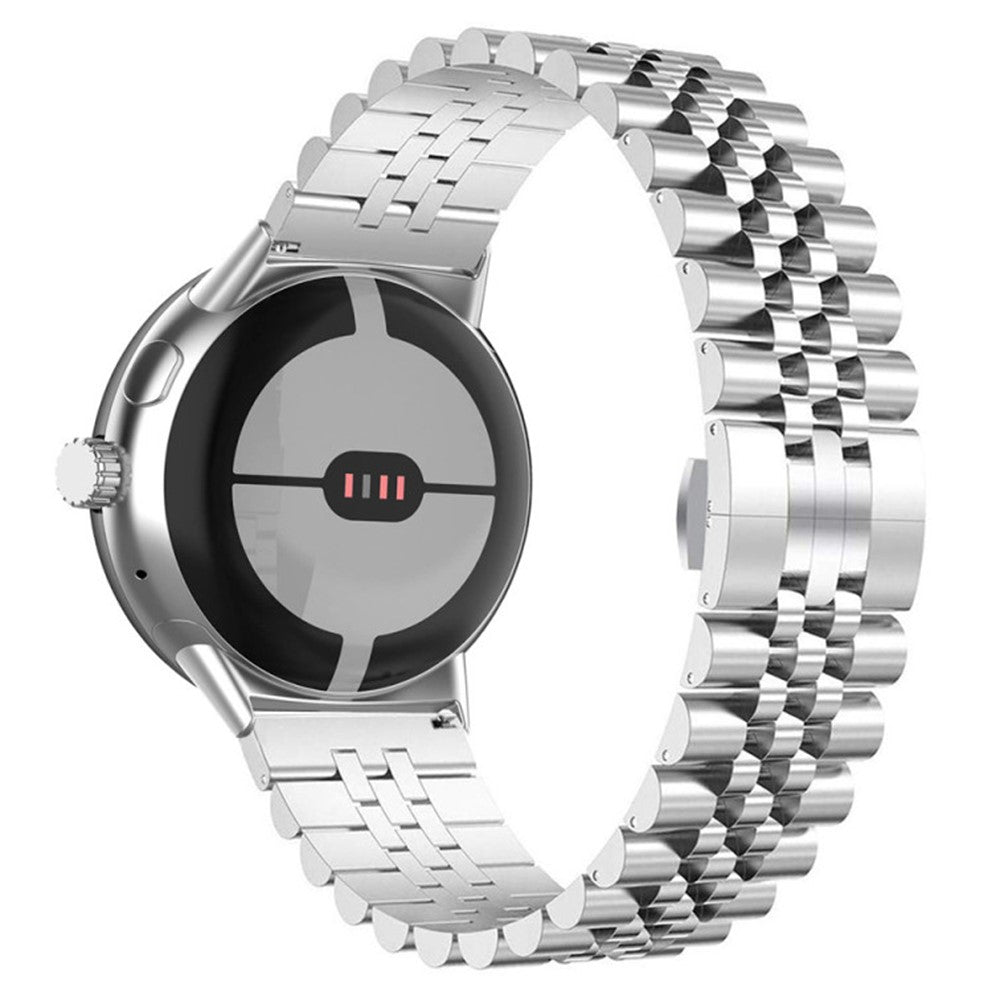 Metal Universal Rem passer til Google Pixel Watch / Google Pixel Watch 2 - Sølv#serie_4