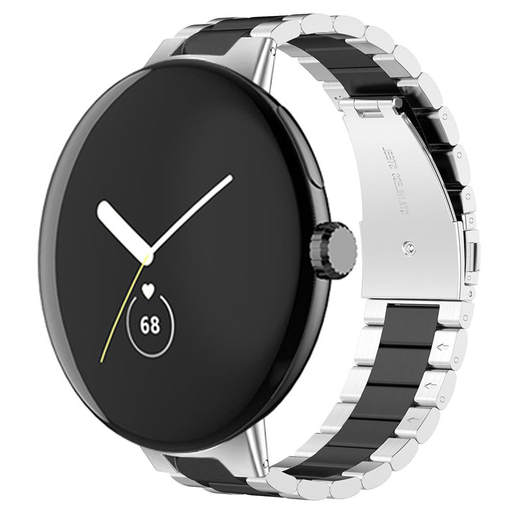 Metal Universal Rem passer til Google Pixel Watch / Google Pixel Watch 2 - Sølv#serie_8