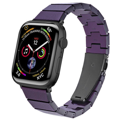 Resin Watchband Apple Watch Ultra 2 Ultra 49mm / 45mm / 44mm / 42mm Wrist Strap - Purple Carbon Fiber#serie_13
