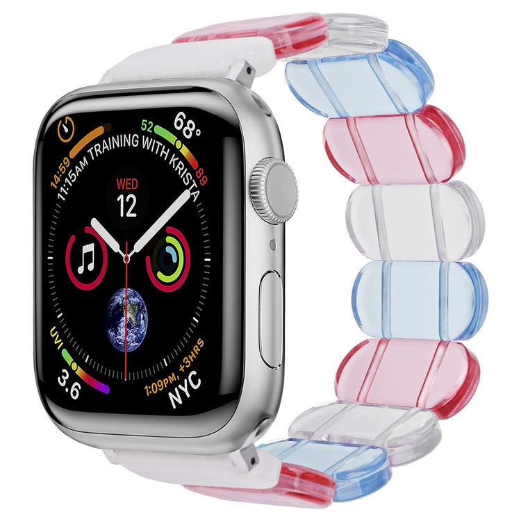 Rigtigt Cool Silikone Universal Rem passer til Apple Smartwatch - Flerfarvet#serie_4