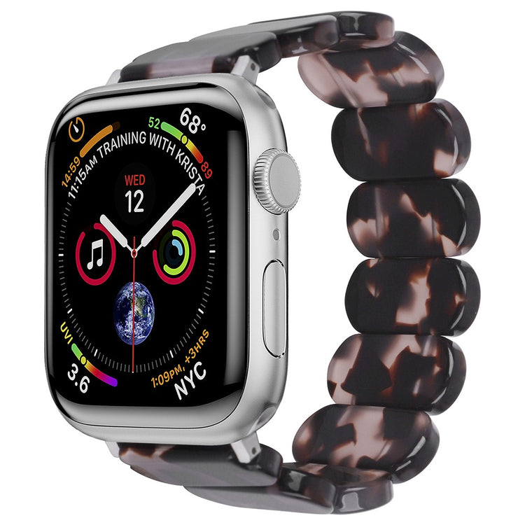 Rigtigt Cool Silikone Universal Rem passer til Apple Smartwatch - Sort#serie_7