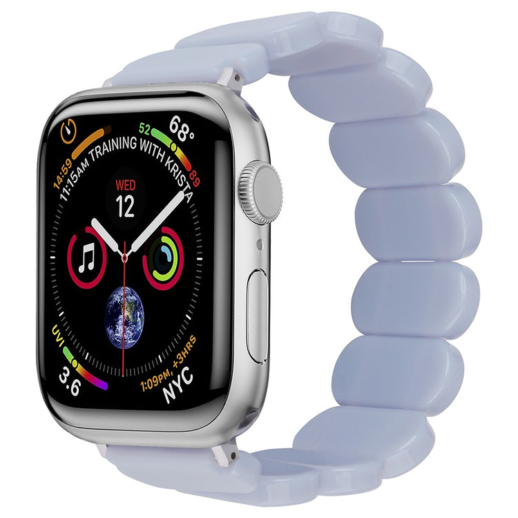 Rigtigt Cool Silikone Universal Rem passer til Apple Smartwatch - Blå#serie_11