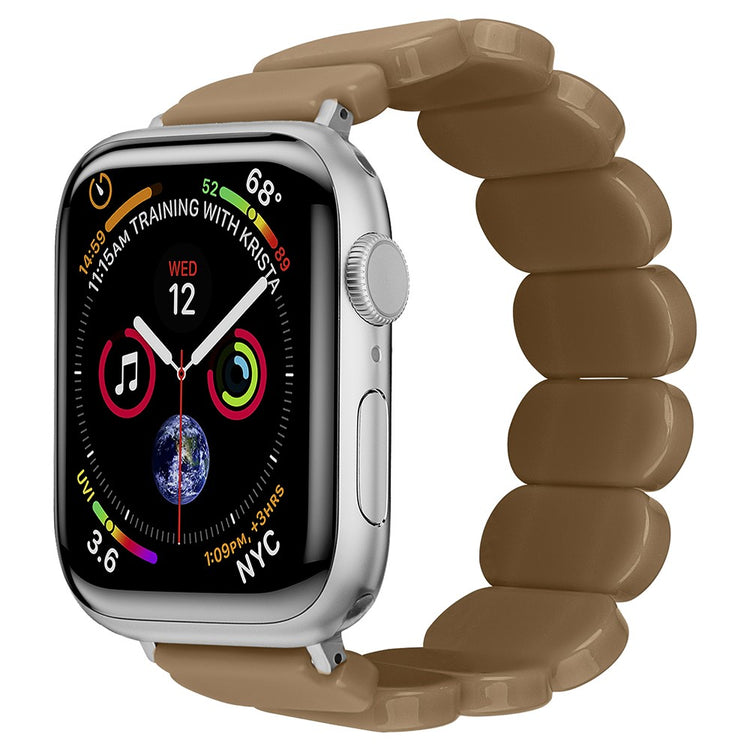 Rigtigt Cool Silikone Universal Rem passer til Apple Smartwatch - Brun#serie_12