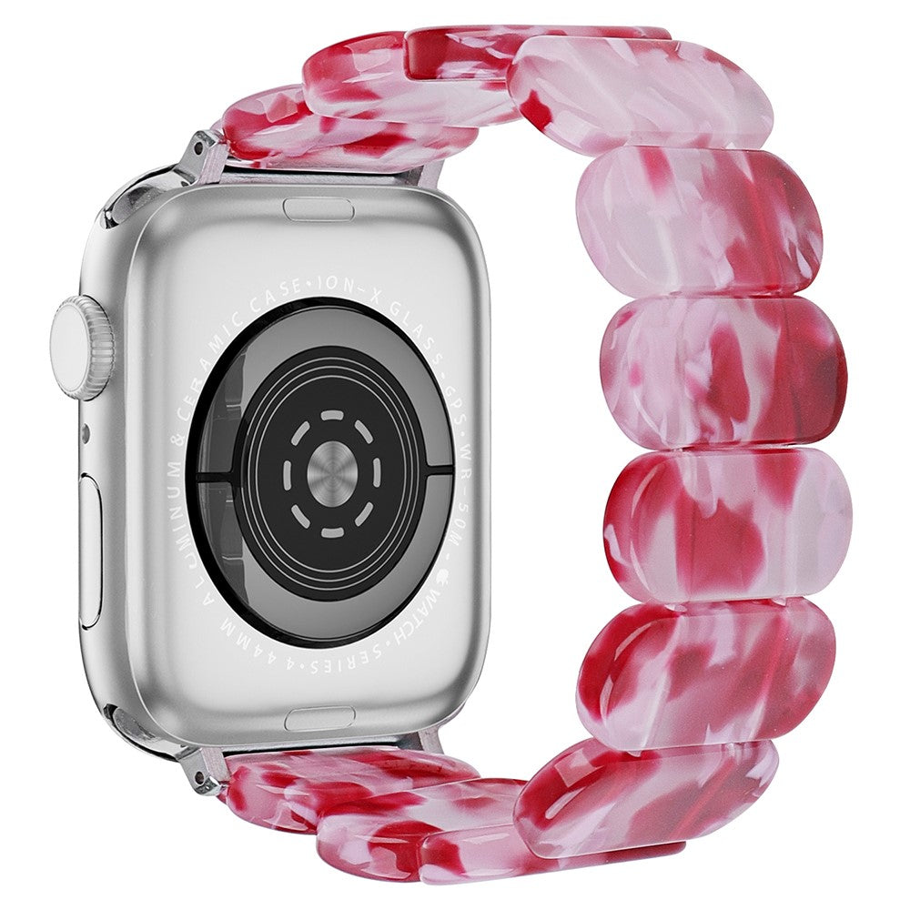 Rigtigt Cool Silikone Universal Rem passer til Apple Smartwatch - Pink#serie_17