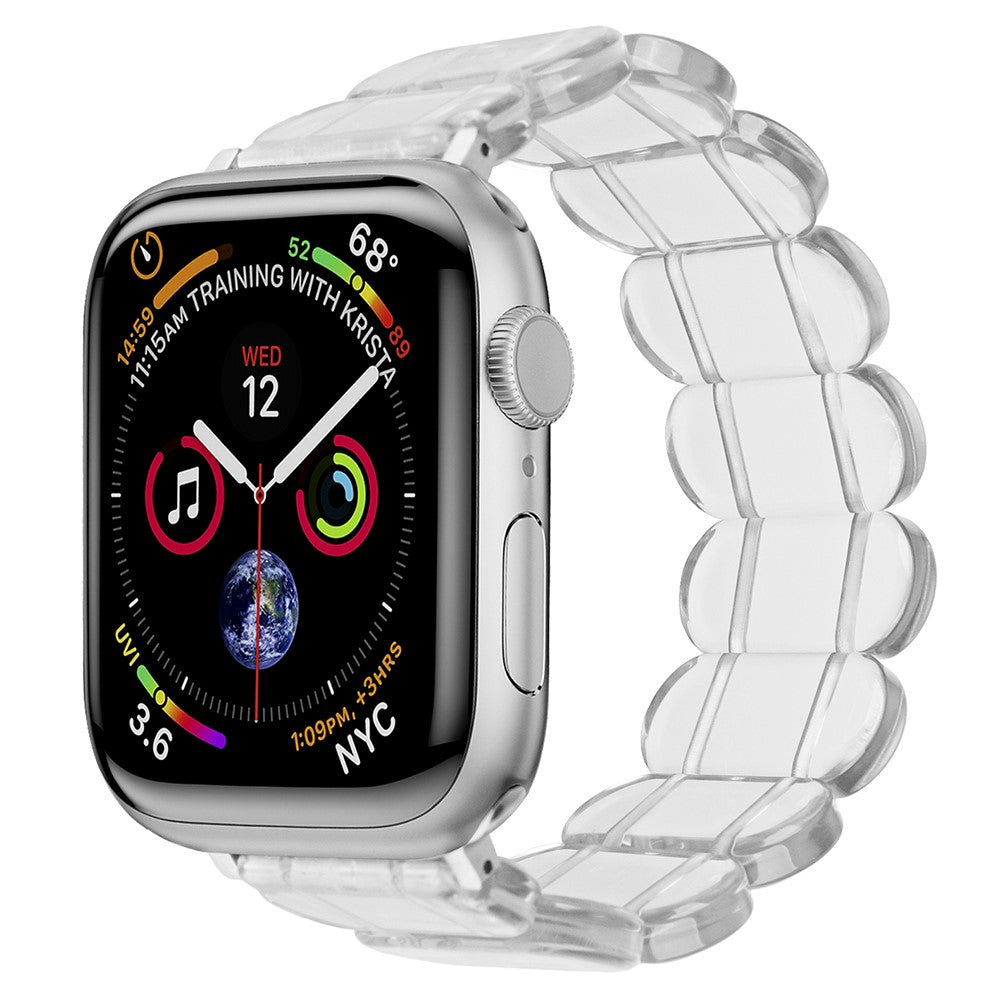 Rigtigt Cool Silikone Universal Rem passer til Apple Smartwatch - Sølv#serie_21