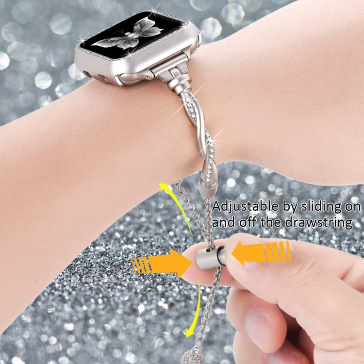 Meget Skøn Metal Universal Rem passer til Apple Smartwatch - Sølv#serie_4