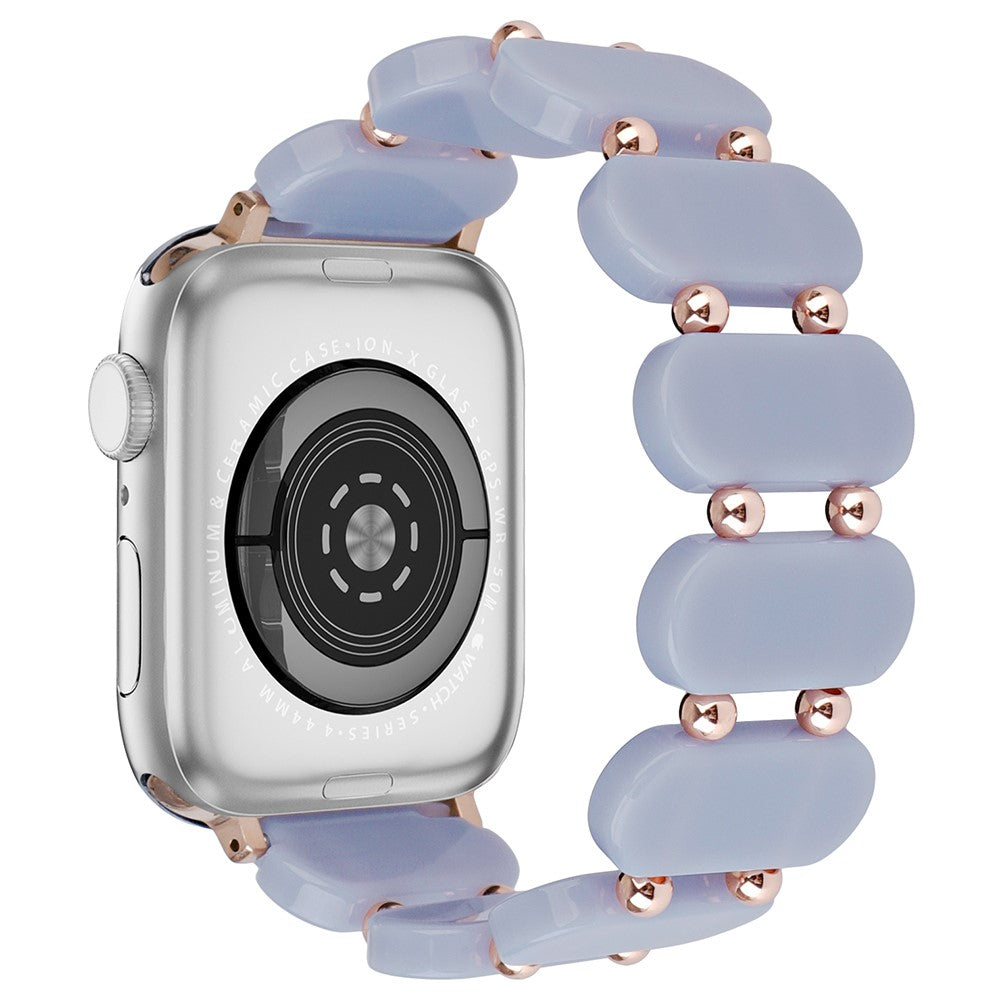 Sejt Silikone Universal Rem passer til Apple Smartwatch - Blå#serie_6