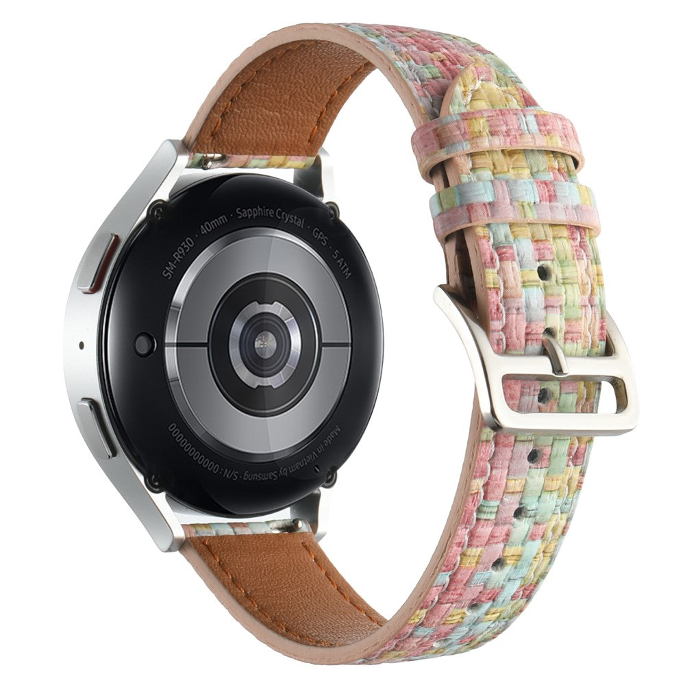 Vildt Fint Kunstlæder Universal Rem passer til Smartwatch - Pink#serie_1
