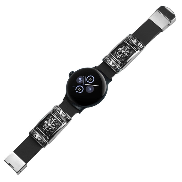 Kunstlæder Universal Rem passer til Google Pixel Watch / Google Pixel Watch 2 - Sort#serie_1