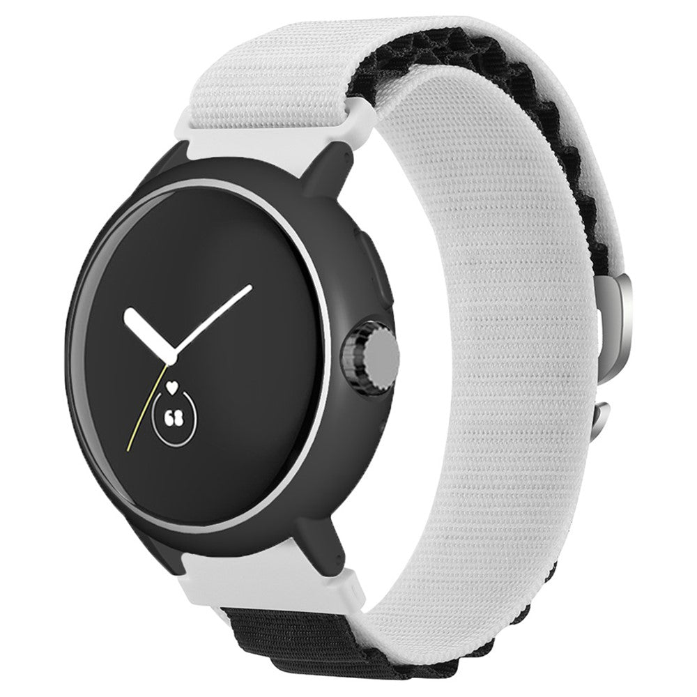 Nylon Universal Rem passer til Google Pixel Watch / Google Pixel Watch 2 - Hvid#serie_1