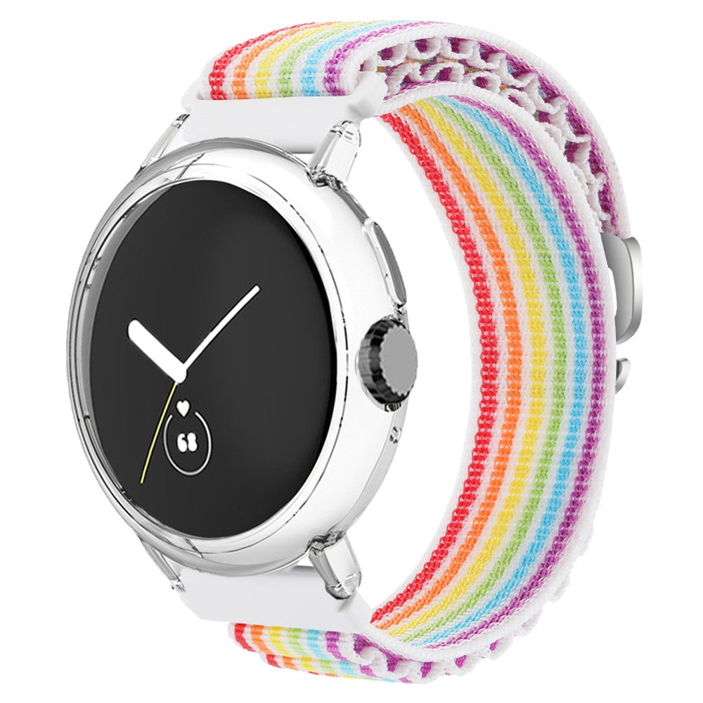 Nylon Universal Rem passer til Google Pixel Watch / Google Pixel Watch 2 - Flerfarvet#serie_6