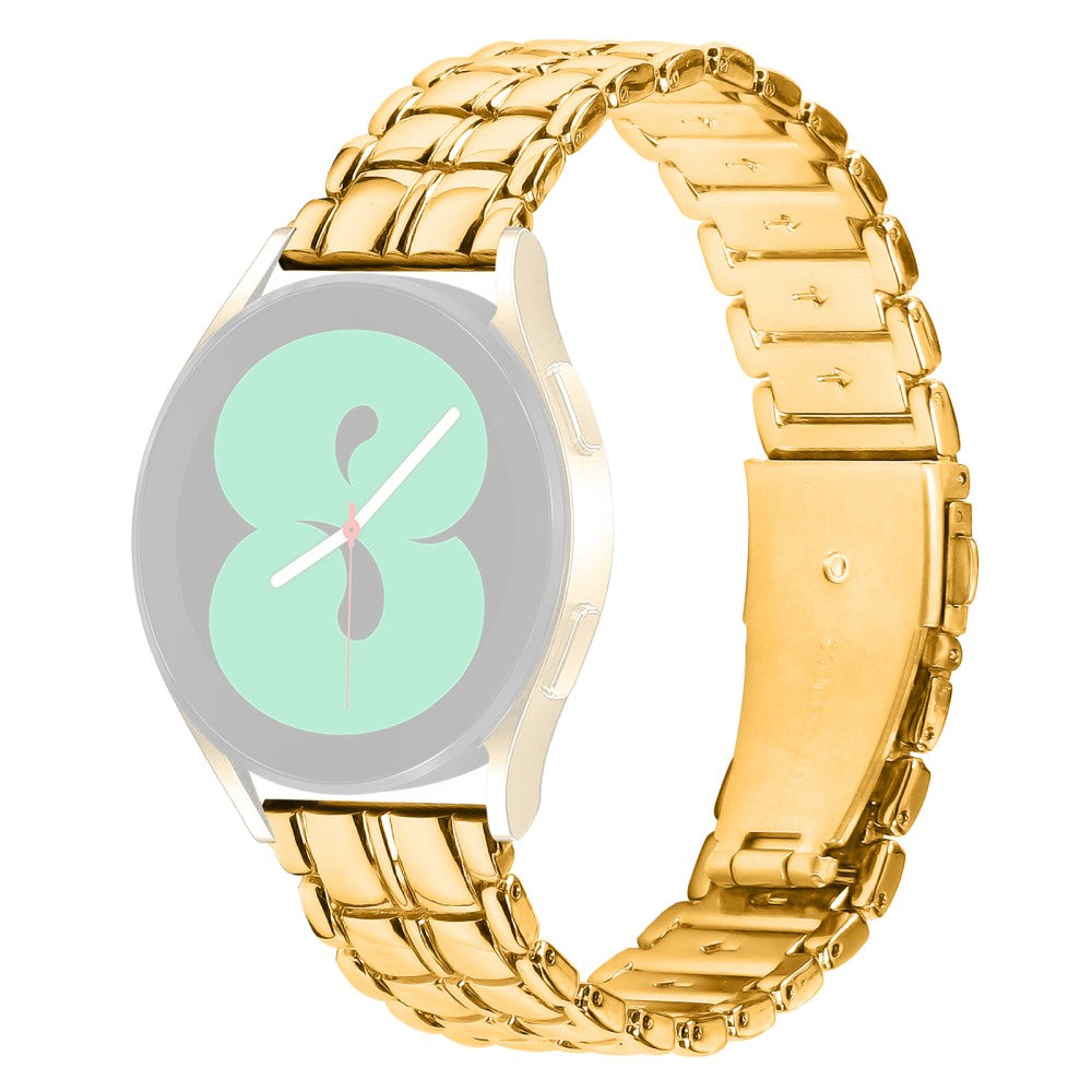 Holdbart Metal Universal Rem passer til Samsung Smartwatch - Guld#serie_1