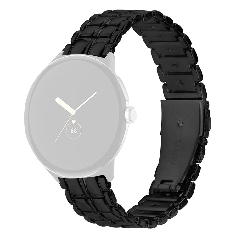 Metal Universal Rem passer til Google Pixel Watch / Google Pixel Watch 2 - Sort#serie_4