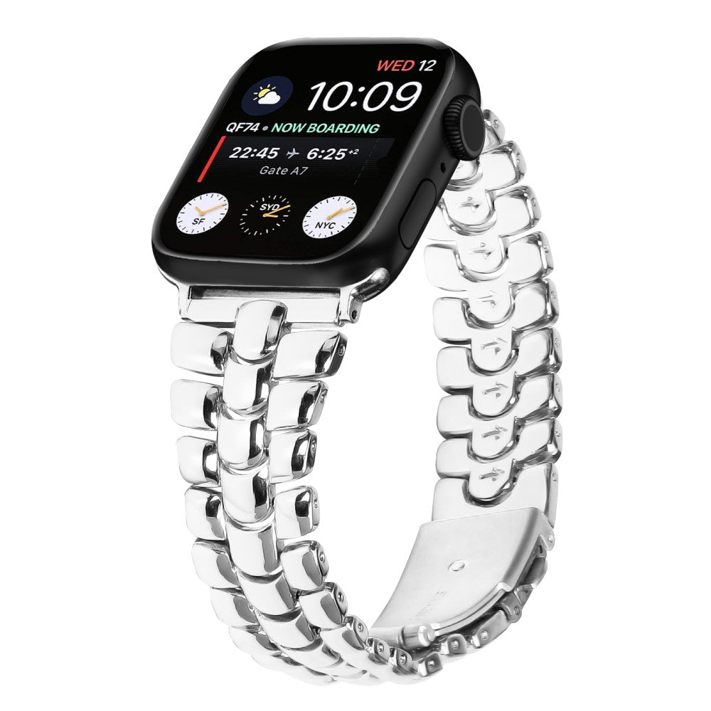 Helt Vildt Elegant Metal Universal Rem passer til Apple Smartwatch - Sølv#serie_4