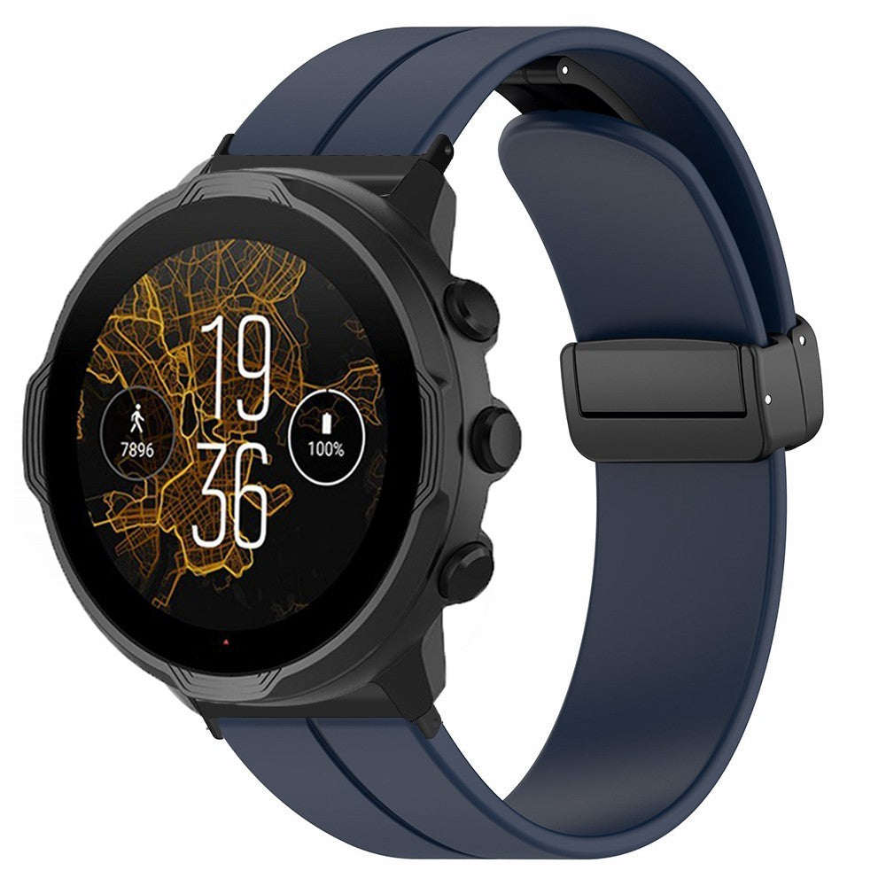 Kønt Silikone Universal Rem passer til Smartwatch - Blå#serie_9