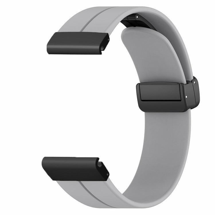 Mega Fint Silikone Universal Rem passer til Smartwatch - Sølv#serie_7