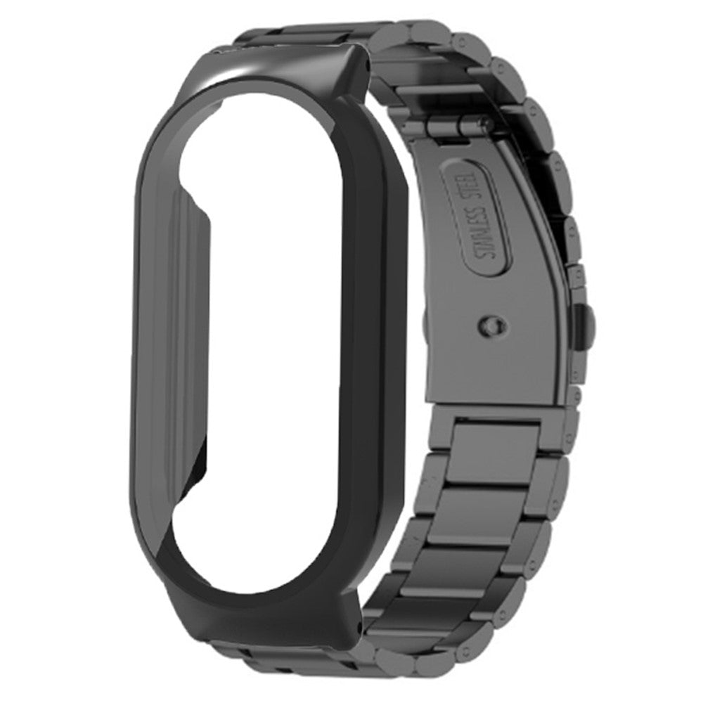 Super Elegant Glas Rem passer til Xiaomi Smart Band 8 - Sort#serie_1