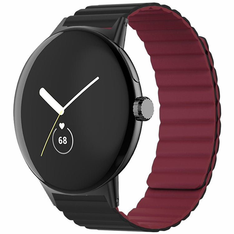 Silikone Universal Rem passer til Google Pixel Watch / Google Pixel Watch 2 - Rød#serie_3