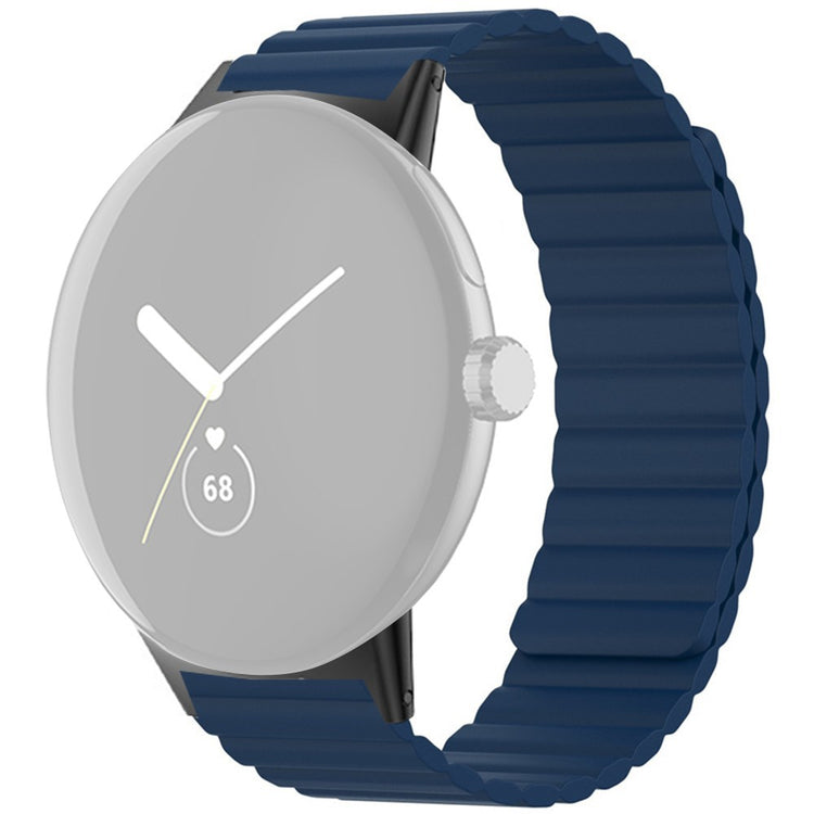 Silikone Universal Rem passer til Google Pixel Watch / Google Pixel Watch 2 - Blå#serie_8