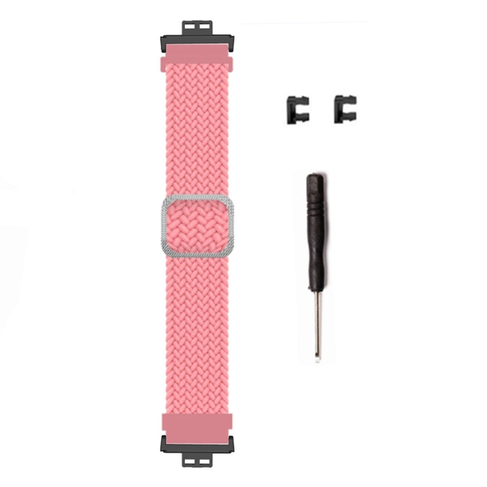 Nylon Universal Rem passer til Huawei Watch Fit / Huawei Watch Fit Special Edition - Pink#serie_3