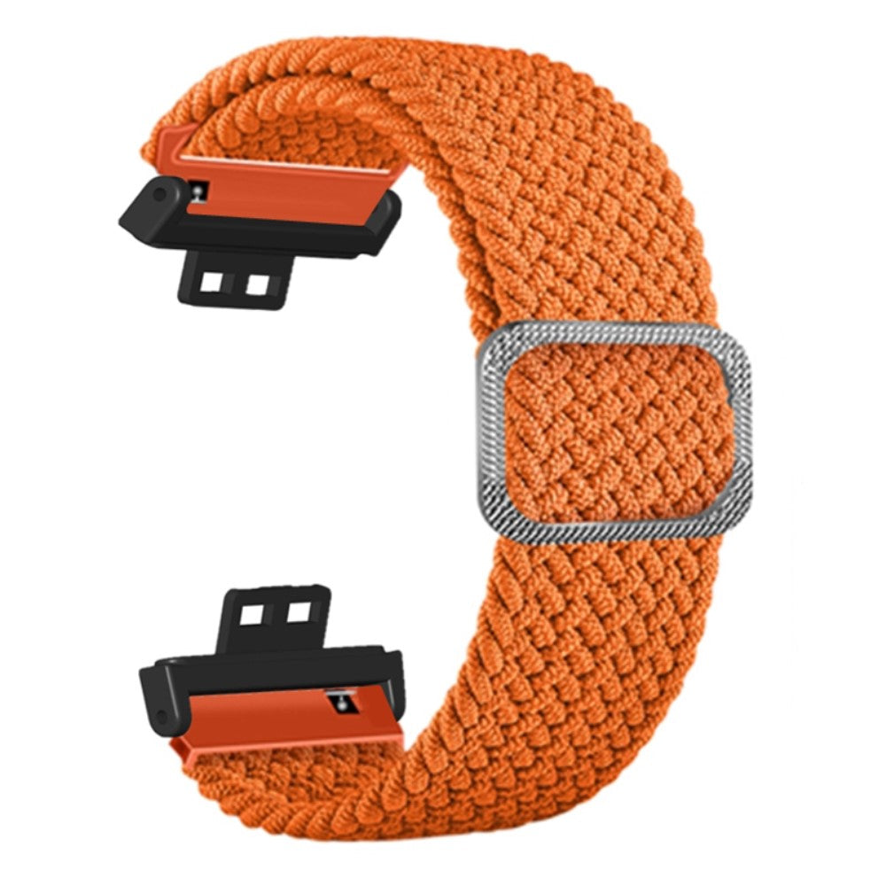 Nylon Universal Rem passer til Huawei Watch Fit / Huawei Watch Fit Special Edition - Orange#serie_12