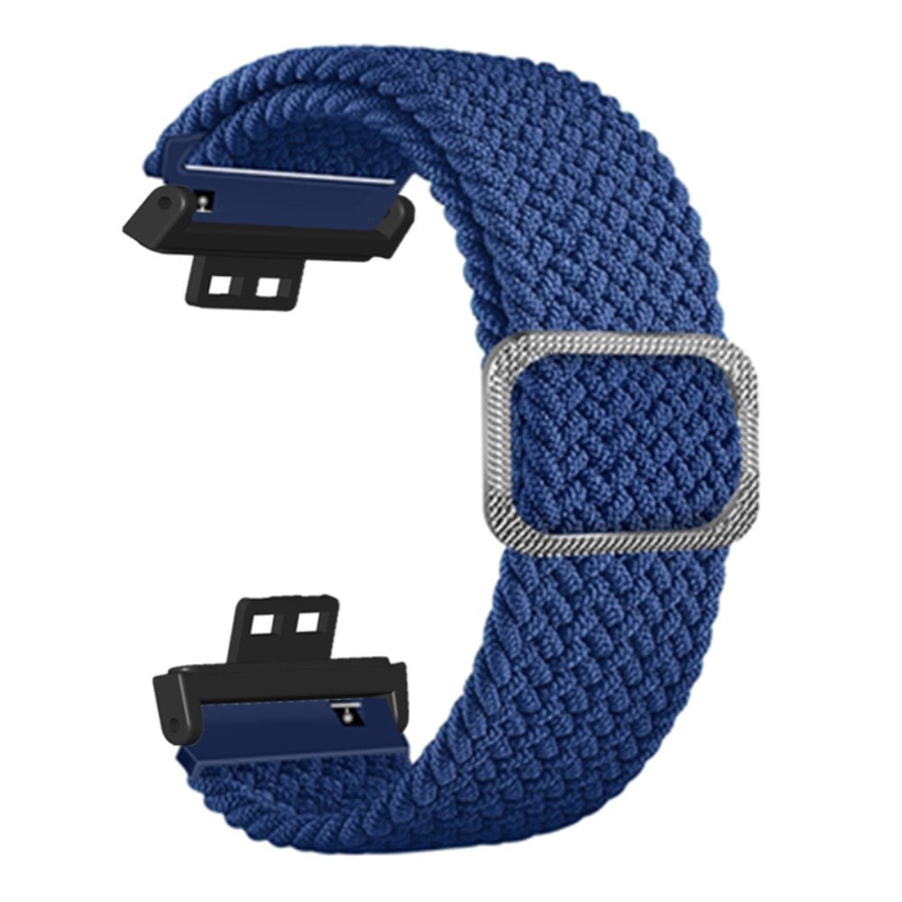 Nylon Universal Rem passer til Huawei Watch Fit / Huawei Watch Fit Special Edition - Blå#serie_15