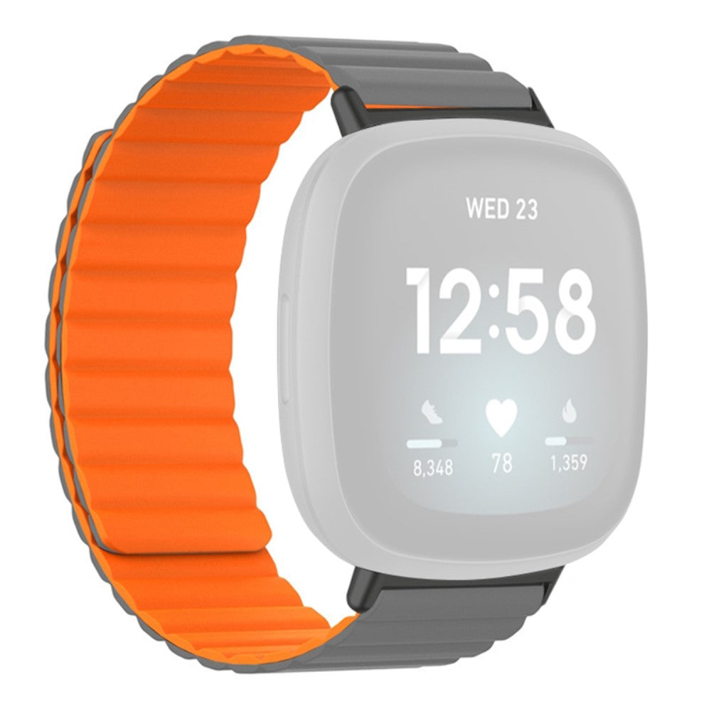 Super Sejt Silikone Universal Rem passer til Fitbit Smartwatch - Orange#serie_6